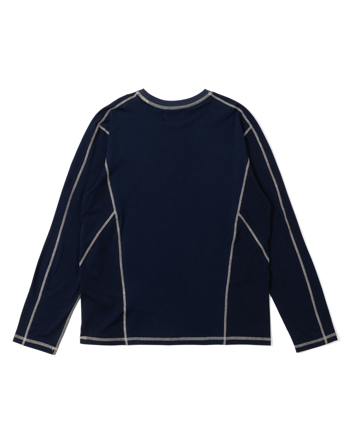 Stitched Sports L/S Tee（Navy）