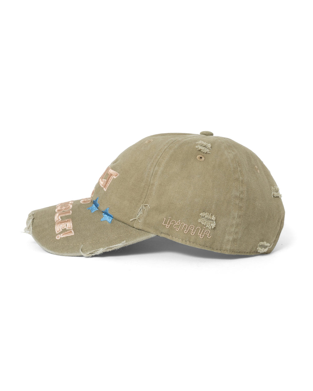 AIT DISTRESSED CAP（Washed Olive）