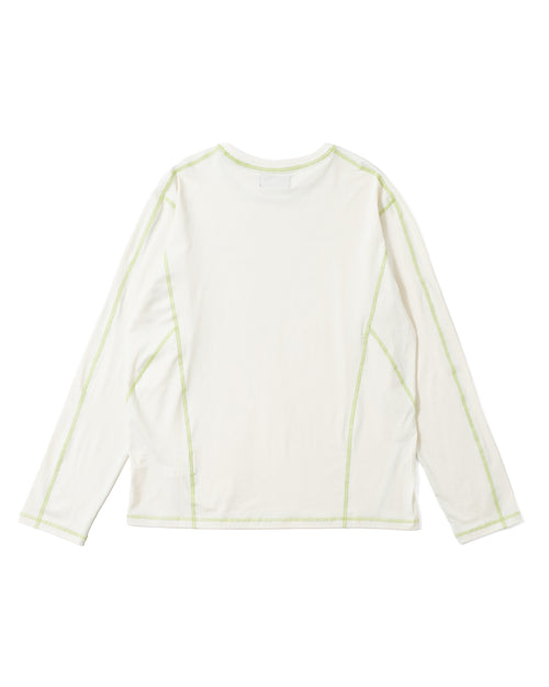 Stitched Sports L/S Tee (Cream)