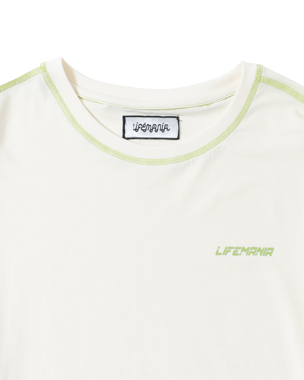 Stitched Sports L/S Tee (Cream)