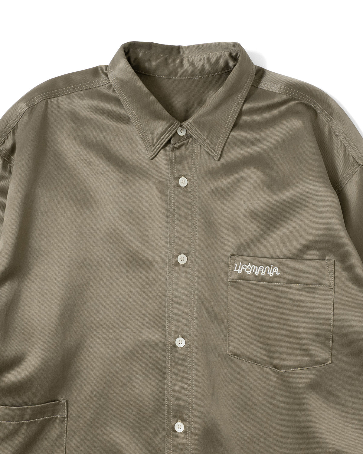 POCKETS MAN SHIRT（Olive）