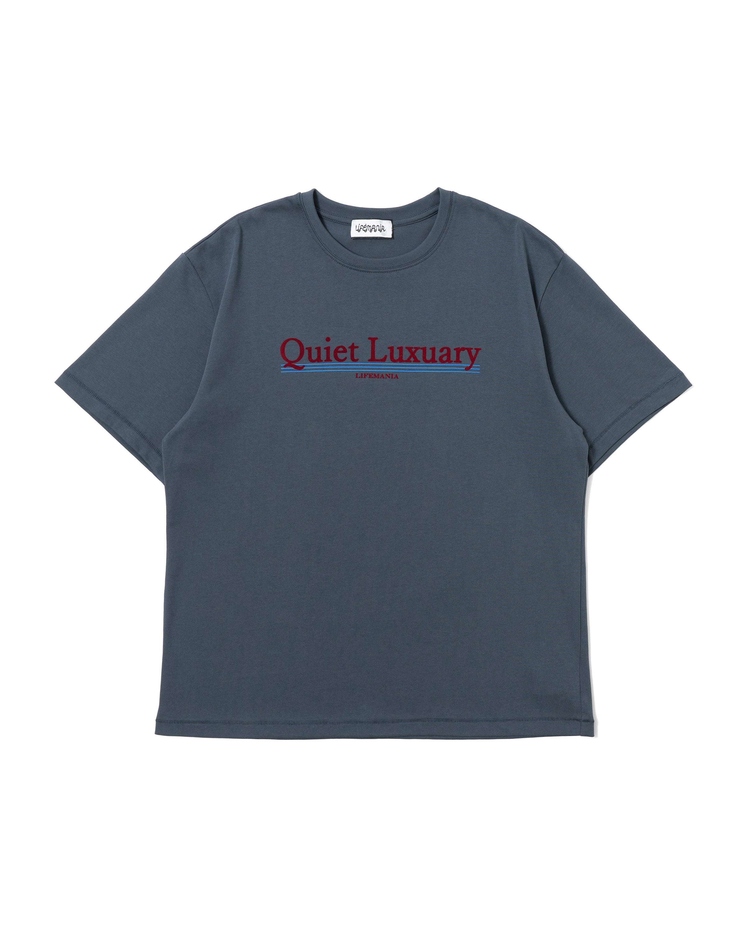Quiet "Luxuary" S/S Tee（Navy）