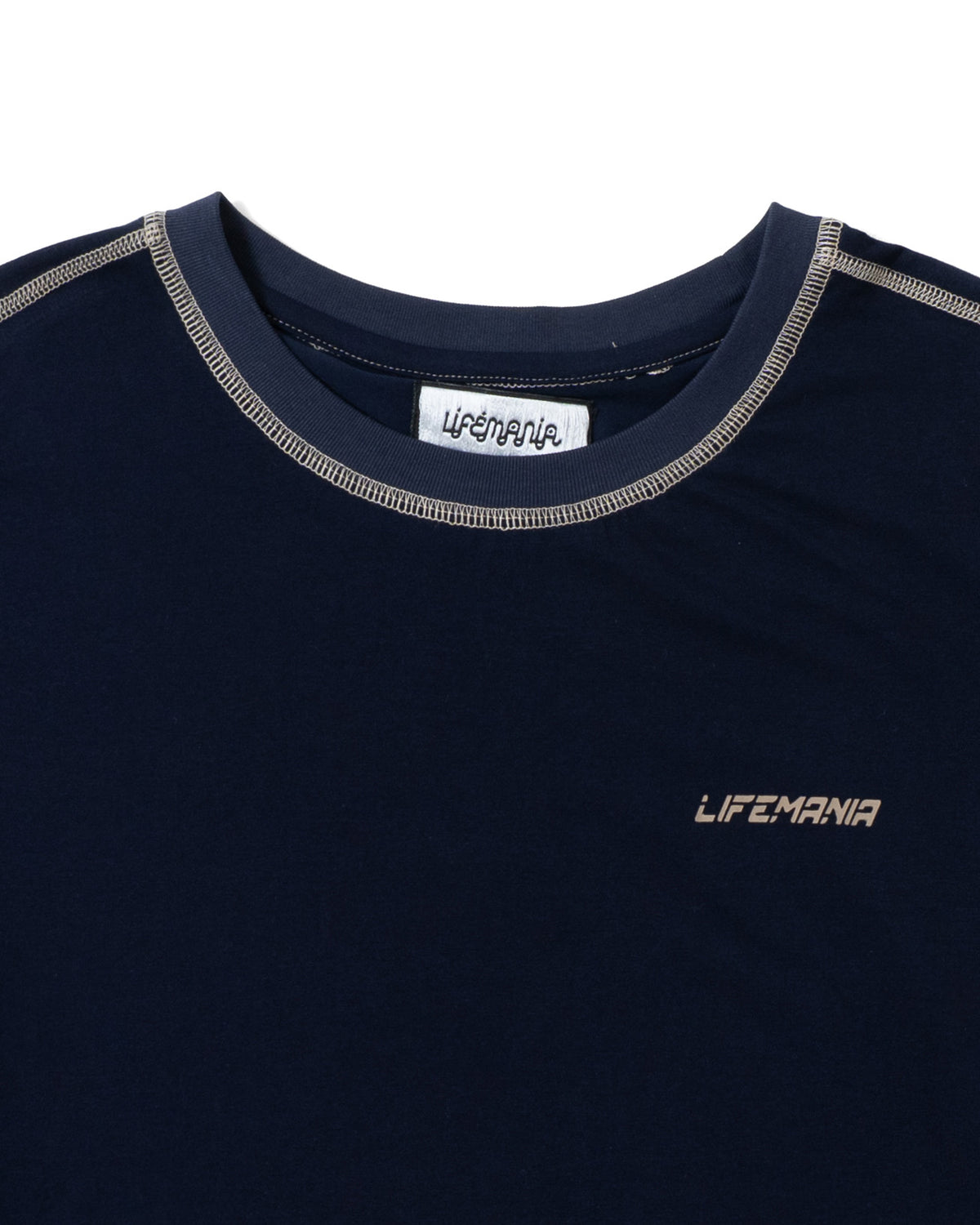 Stitched Sports L/S Tee（Navy）