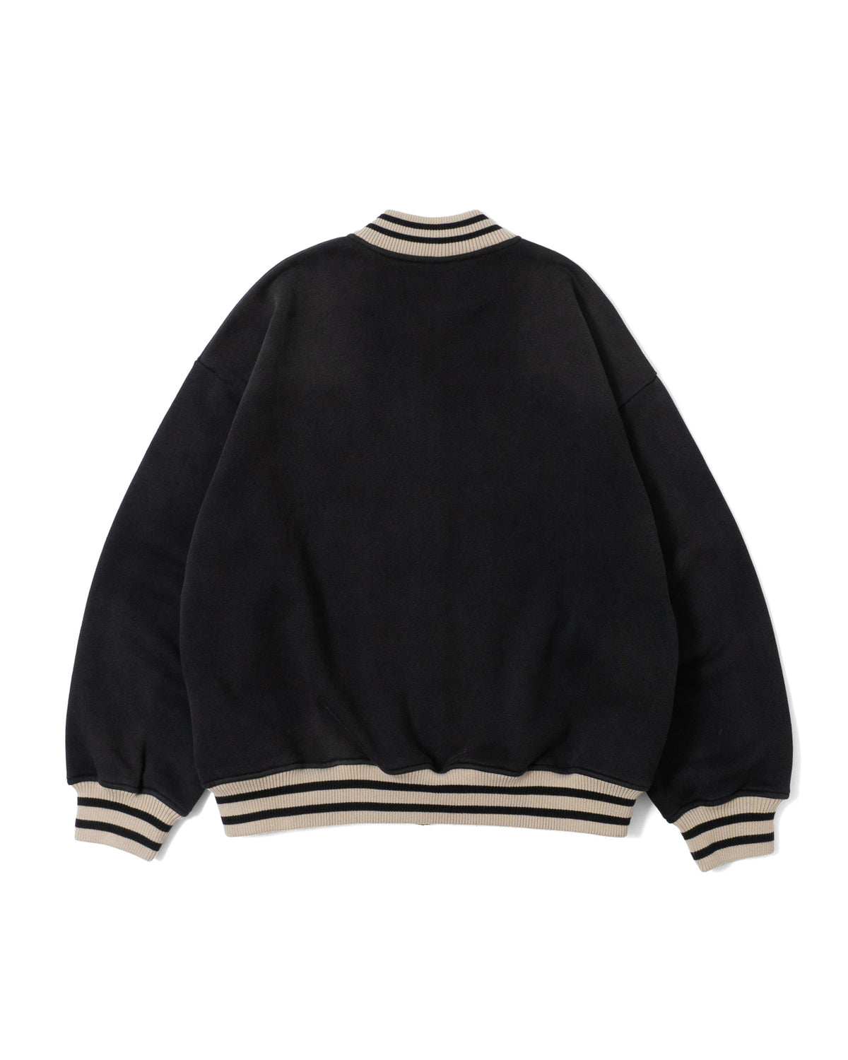 Faded Zip Up Blouson (Black)