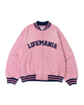 Faded Zip Up Blouson (Pink)