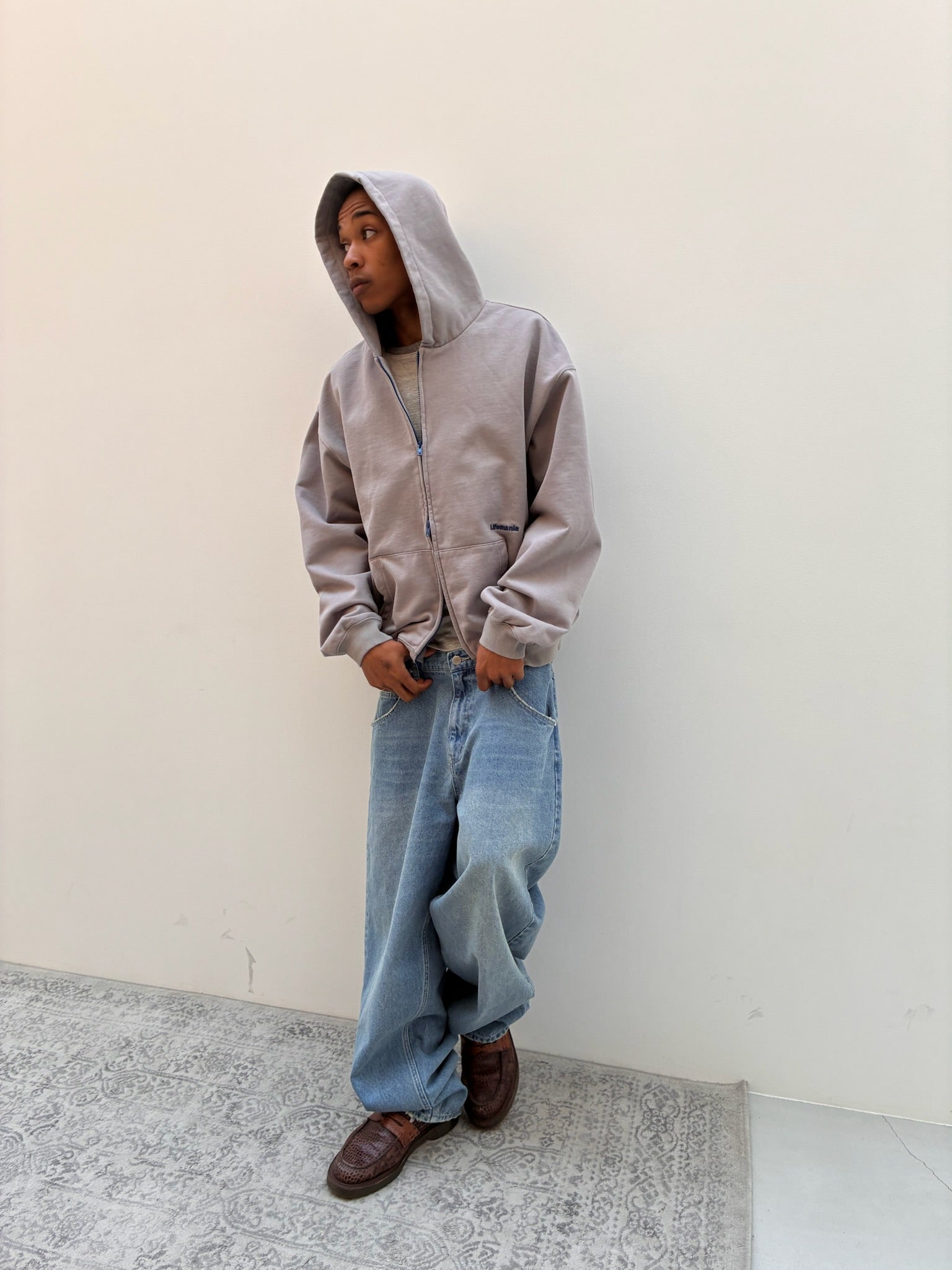 TOY ZIP HOODIE（GRAY）