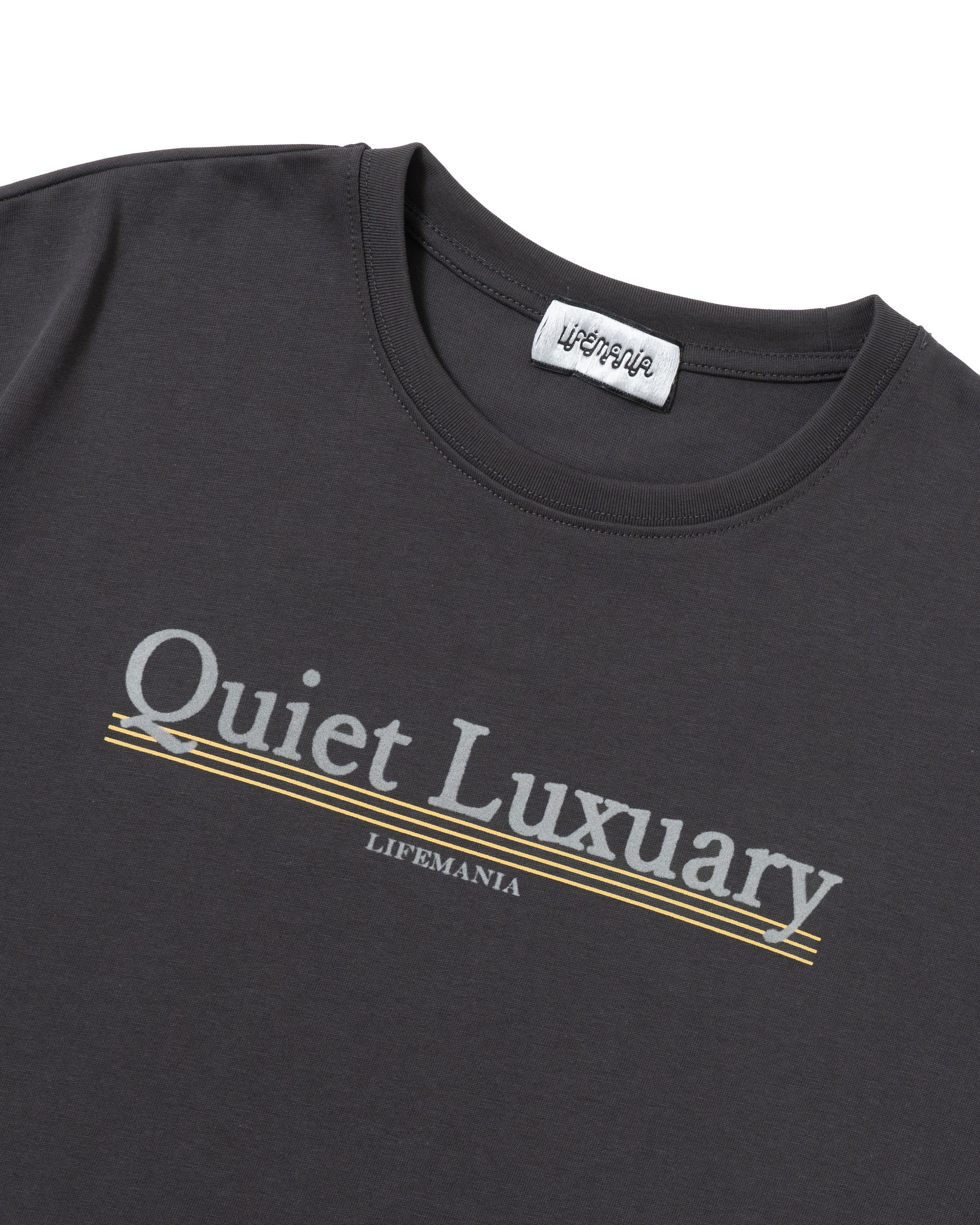 Quiet "Luxuary" S/S Tee（Black）